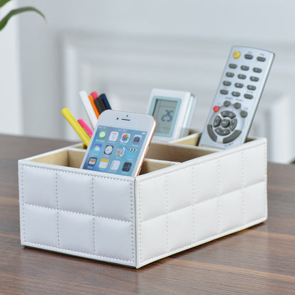 Four Grid Desktop Sundries Storage