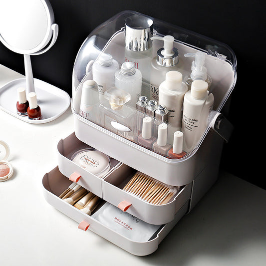 Dust-Proof Large Capacity Drawer Type Desktop Storage