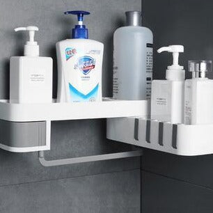 Bathroom corner shelf