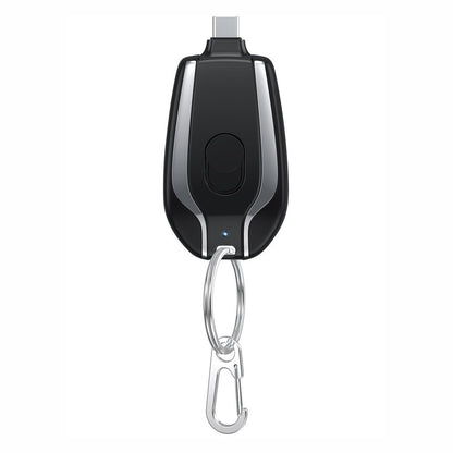 Pocket Power: 1500mAh Mini Keychain Charger with Type-C