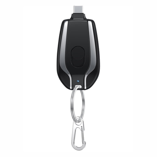 Pocket Power: 1500mAh Mini Keychain Charger with Type-C