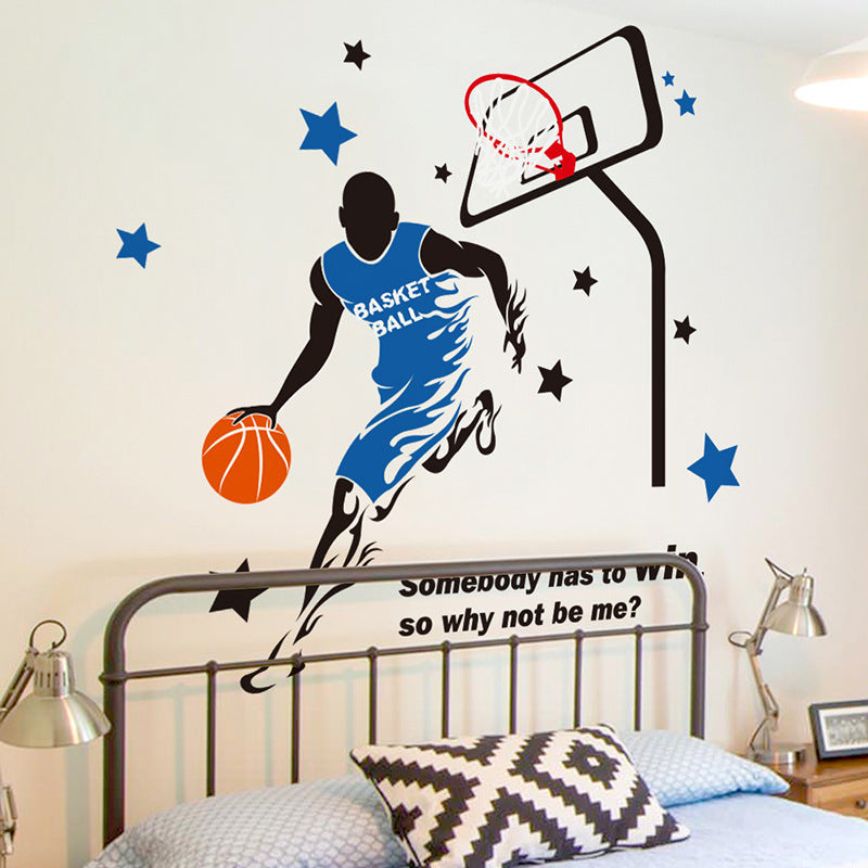 Room wall decoration basketball sports wall sticker