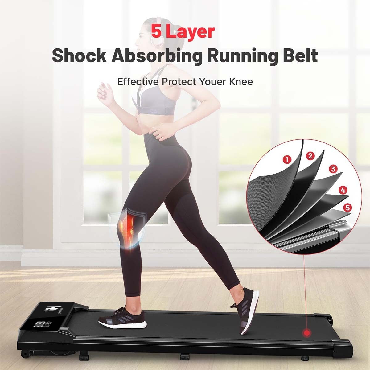 Portable Under Desk Walking Treadmill