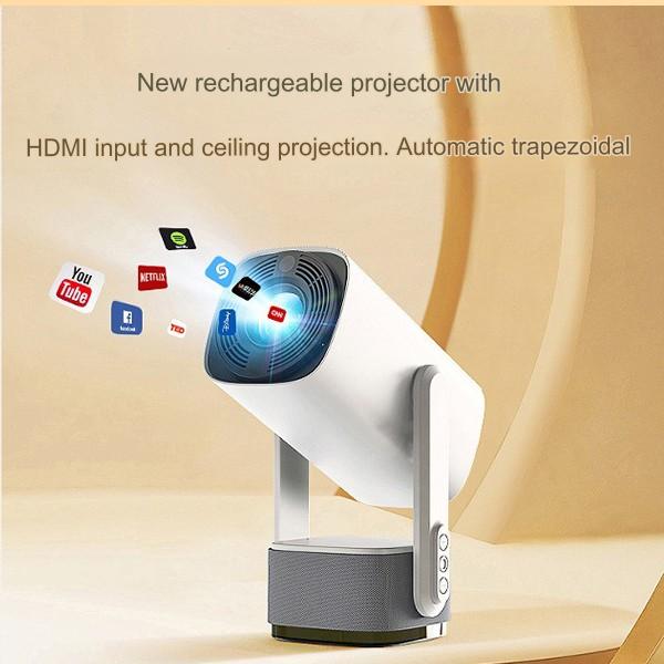 2024 Premium 4K HD Projector | Pocket-Sized Rechargeable Cinema🎥🌟