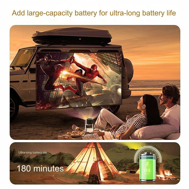 2024 Premium 4K HD Projector | Pocket-Sized Rechargeable Cinema🎥🌟