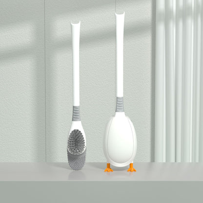 Diving Duck Long Handle Soft Hair Toilet Brush