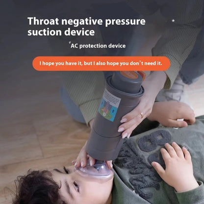 Anti-Choking Throat Suction Device