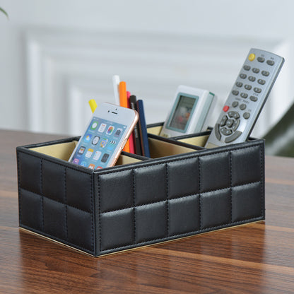 Four Grid Desktop Sundries Storage