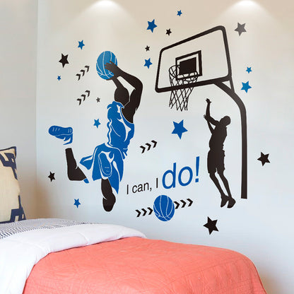 Room wall decoration basketball sports wall sticker