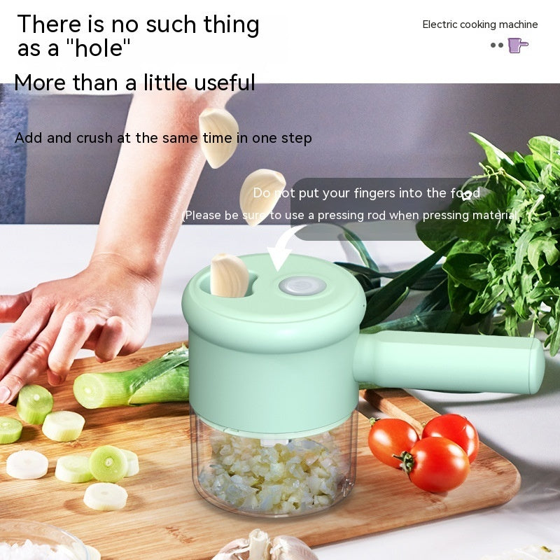 Electric Vegetable Cutting & Garlic Mashing Tool