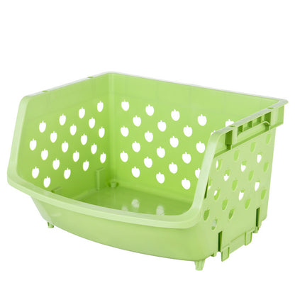 Stackable Kitchen Vegetable Storage Basket Rack