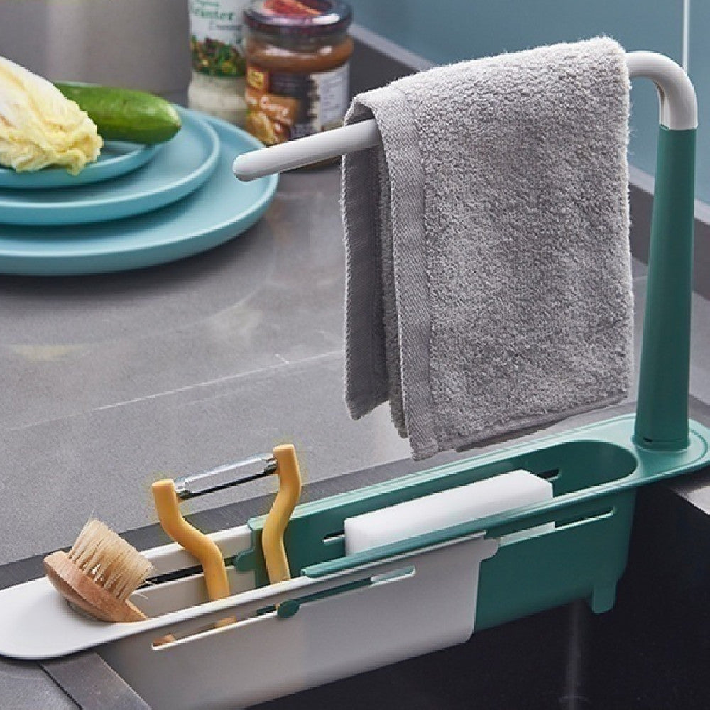 Kitchen Storage Sink Storage Shelf Retractable